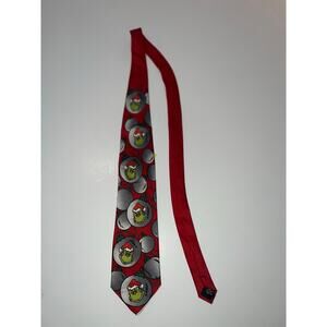 Dr Seuss New  Grinch red Christmas necktie